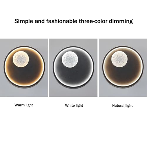 Apliques de pared interior Luna LED regulable con mando blanco 5