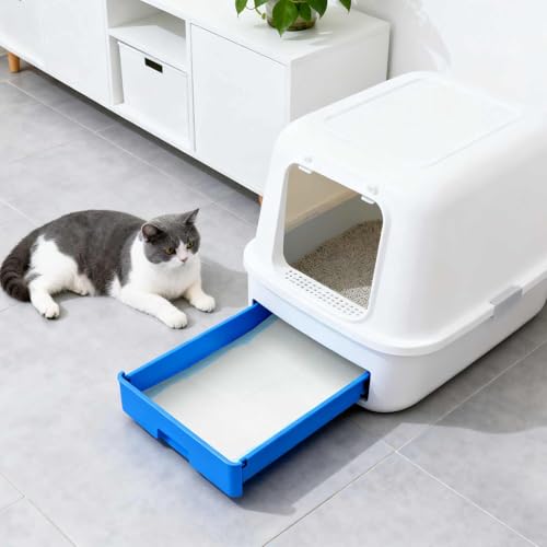 Tapis de dressage chien absorbant alaise hygiénique chat chaton bleu et blanc