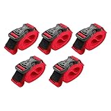 Longyangqk 5 Stück Gepäckgurte Frachtbefestigungsgurte Gepäckgurte Nylongurte Kompatibel mit Outdoor Camping Reisen nach Hause (Color : Red)