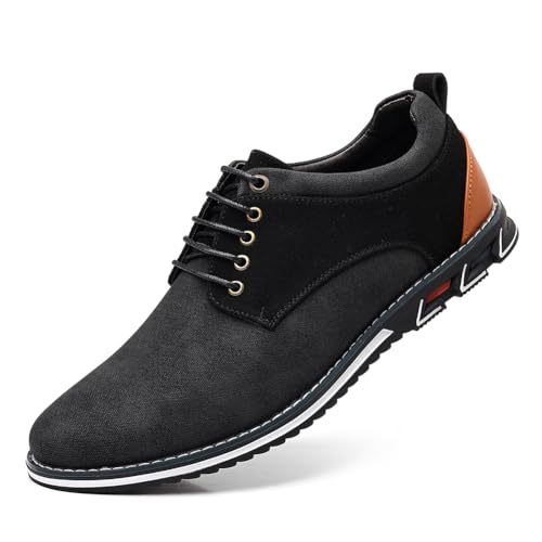 Mens Dress Sneakers Wide Comfortable Casual Dress Shoes Oxford