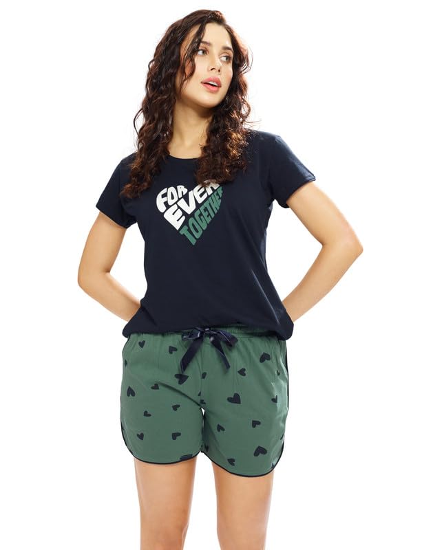 lotik Women's Cotton Top and Shorts Set-picture-27