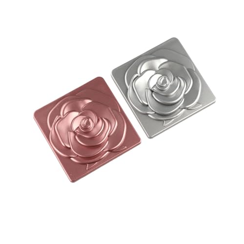 Rose Pocket Mirror, 3PCS Espejo de Maquillaje Plegable Cuadrado miniatura 7