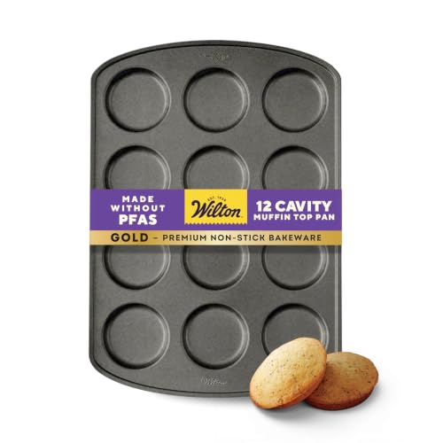Wilton Gold Non-Stick Muffin Top Pan Stainless Steel 11 x 16 in.