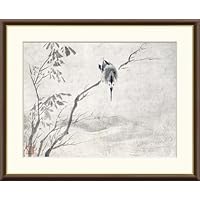 Amazon.co.jp: JHA 絵画 アート額絵 日本の名画 雪舟「破墨山水