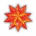 Produktbild Bascetta Stern Bastelset 20 x 20 cm 30 Blatt orange Transparentpapier 115g/m²