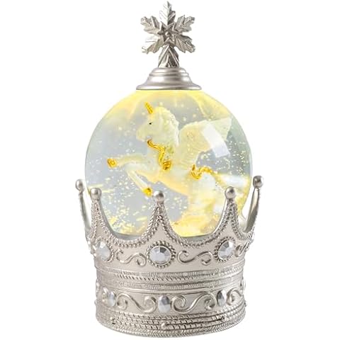 MUMTOP Musical Christmas Snow Globe with Lights Cover