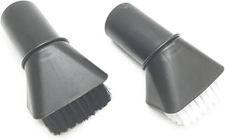 FACULX Juego de cepillos de succión con cerdas duras y suaves para aspiradoras WD2, WD3, WD4, WD5, compatible con 2.863-221.0 (negro y blanco)