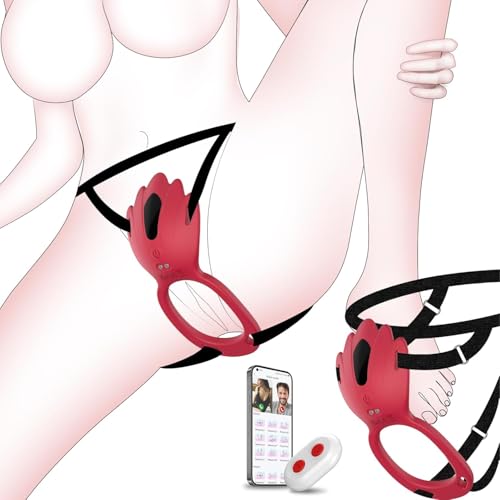 2025 Remote Control Wireless Vibrate Panties 9 Speeds Great for Her On Valentine's Day and Date Night Vibrate Panties Controller for Her Vibrateirs for Women Today Adult Silent,vibradors NSQ97 (Red3)