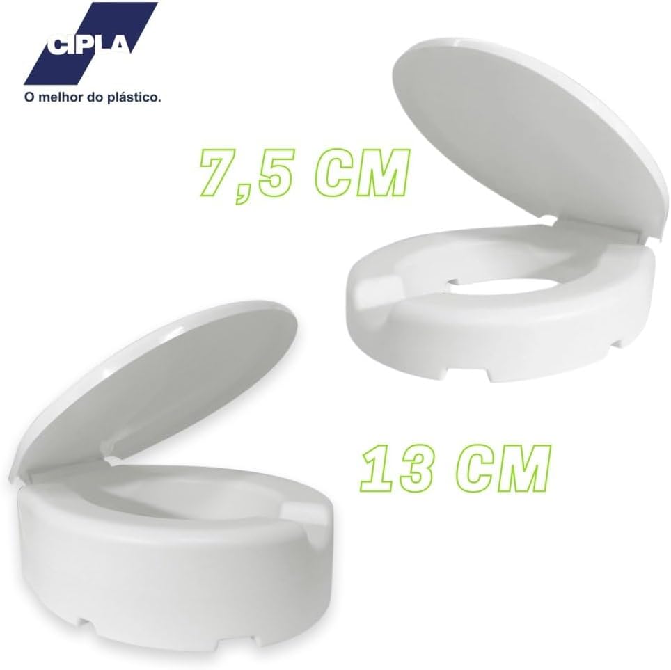 ASSENTO SANATÁRIO ELEVADO 7,5 CM