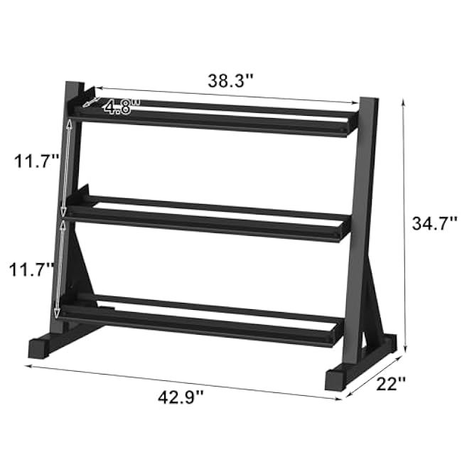 Premium Rubber Coated Hex Dumbbell Weight Set With Rack, Multiple Packages,210LB/350LB/450LB/550LB for Home Gym, Coated Hand Weights for Strength Training, Workouts