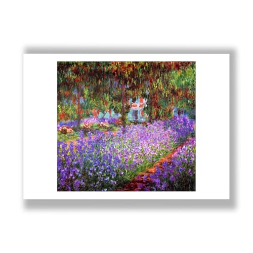 Impression d'art mate Claude Monet Giverny XL affiche haut de gamme Spiffing Prints