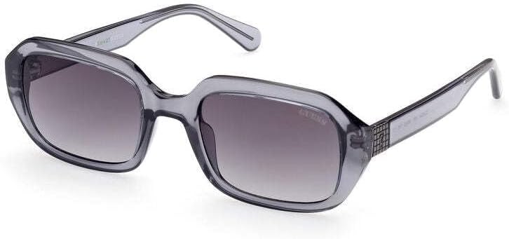 Guess Sunglasses for Mens and Womens Fashion Style Geometric Shape GU8244 (Clear Grey, Gradient Smoke)