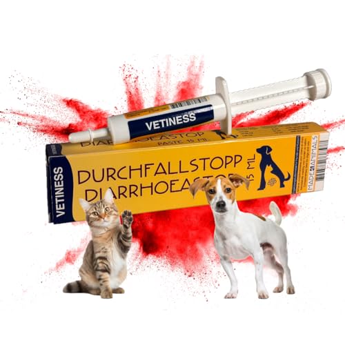 vetiness EnteroFit Durchfallstopp Paste für Hunde 15 ml – bei akutem Durchfall Hund und Darmstörungen...