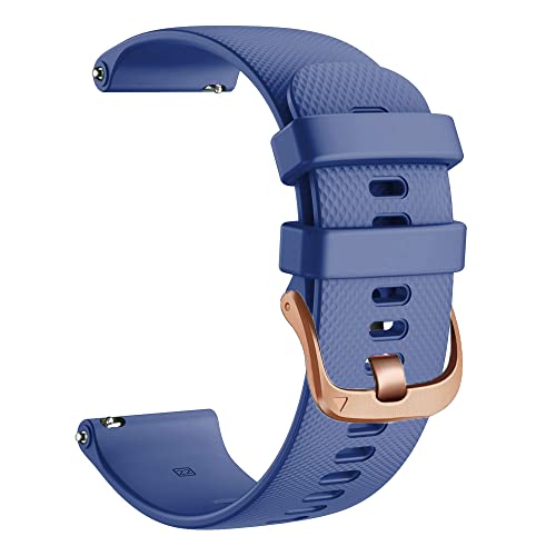 Bracelet silicone 20mm Garmin Venu souple et résistant à l'eau couleur agate