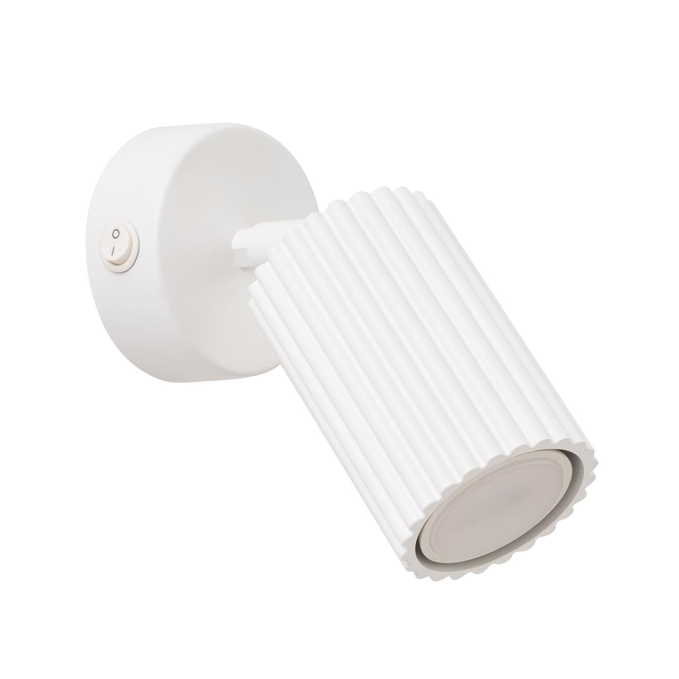 SOLLUX lighting Wall lamp KARBON White with a Switch