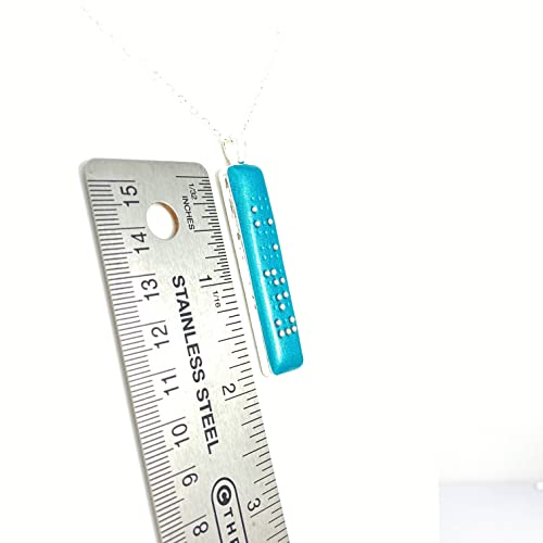 Personalized Braille Pendant Necklace #TOP6