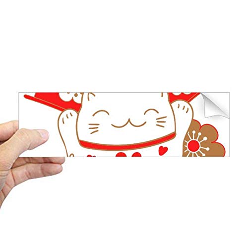 Adhesivo de cerezo y gato para personalizar portátiles y libretas de estudio