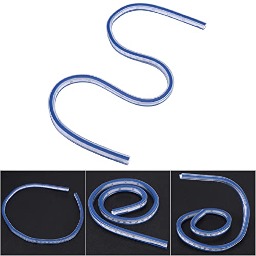 Regla flexible serpiente para dibujo, 60 cm miniatura 4