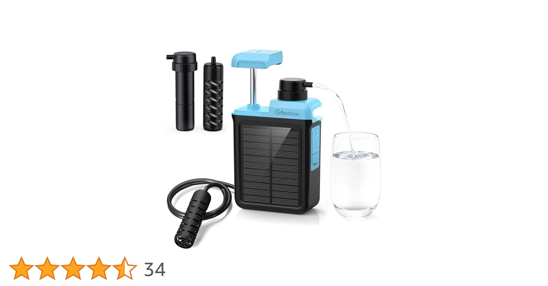 Amazon | Greeshow 携帯浄水器 防災グッズ 防災 災害用 備蓄