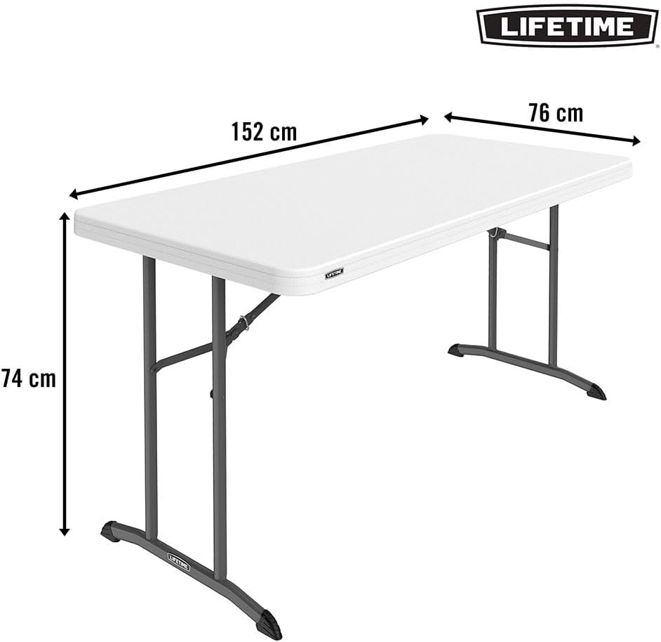 LIFETIME Nesting Folding Table, 5-Foot