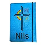 Gotteslob Hülle Gotteslobhülle mit individueller Bestickung - Normalausgabe oder Großdruckausgabe Kommunion