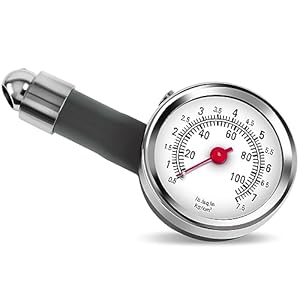 Tire Pressure Gauge for Cars (0-100 Psi), Mechanical Tire Gauges for Tire Pressure, Tire Pressure Gauge Heavy Duty, Tire Air Gauge for Motorcycles, Trucks, Bicycles