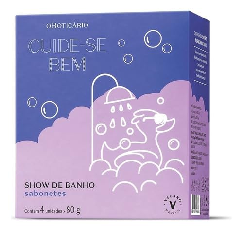 O Boticário, Kit Sabonete em Barra Cuide-se Bem Show de Banho 4 × 80g