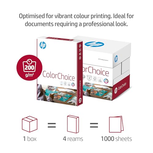 Hewlett Packard 250 g/ A4 Papier couleur copieur Laser Coffret de 4 ramettes de 250 feuilles - vue 6