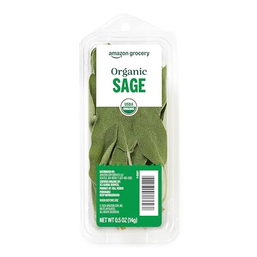 Amazon Grocery, Organic Sage, 0.5 Oz (Previously Fresh Brand, Packaging May Vary)