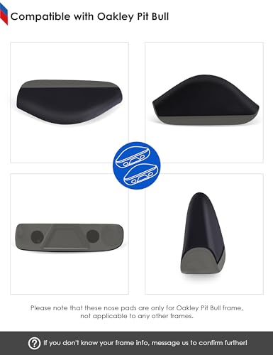Image of BLAZERBUCK Replacement Nose Pads Piece for Oakley Pit Bull OO9127 / Pit Bull Asian Fit OO9161 Sunglasses