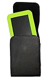 (Vertical1-BlackBlack-Large) Premium Large Pouch Case (Not Include Silicone Cover) for Dexcom G6...