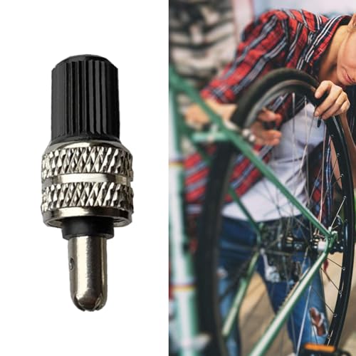 6/12 Piezas Núcleos de Válvulas para Neumáticos de Bicicleta de Montaña Tipo Alemán con Tapones Piezas para Ciclismo miniatura 4