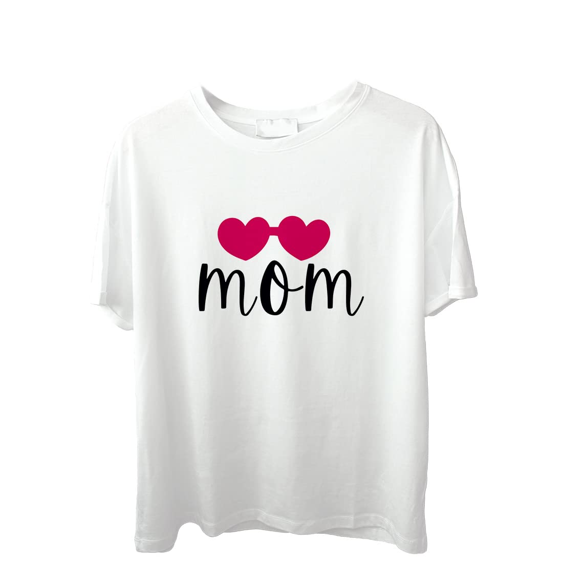 CrazyifyMom Printed T-Shirt for Women |T-Shirts for Mom/Tshirts for Mother/Mommy | Round Neck T Shirt for Women | Short Sleeve T Shirt for Mom/Mother's Day T Shirt