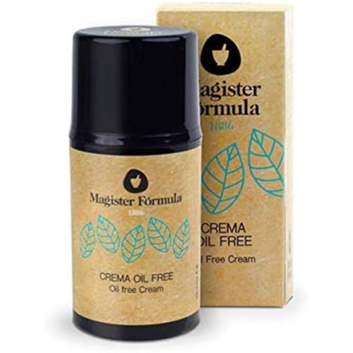 Crema Hidratante Facial Oil Free 50 ml | Especial para Piel Grasa y Sensible | Aporta Efecto Mate | Apta para Pieles Atópicas y con Acné | Día y Noche | Mujer y Hombre | Magister Fórmula