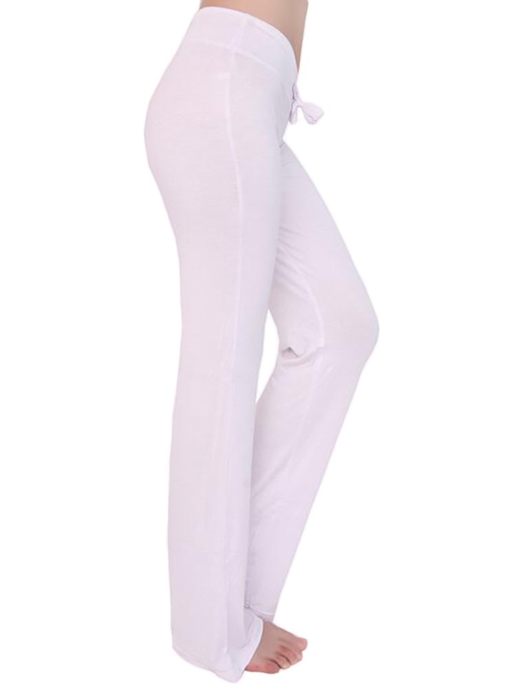 Pantalon De Yoga Femme élastique Baymate - Pour Danse Du Ventre, Fitness, Grande Taille - En Modal, Confortable Et Extensible