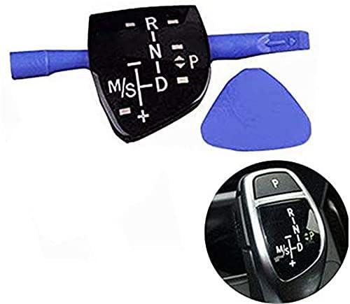 Autobro for BMW X1 X3 X5 X6 E82 E90 E60 F10 F30 F34 Gear Shift Knob Sticker Panel Trim Replacement (Short)