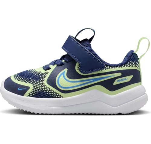 Nike Cosmic Runner Baby/Toddler Shoes (Blue Void/Barely Volt/University Blue)