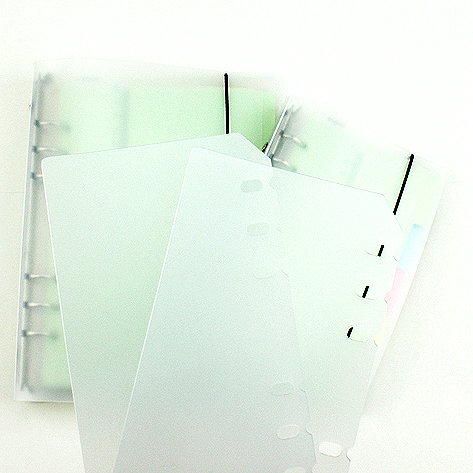 Zelten A5 6-Hole PVC Refill Bags - 4-Pack, Translucent, Waterproof - For Ring Binders, Planners, Organizers - View #9