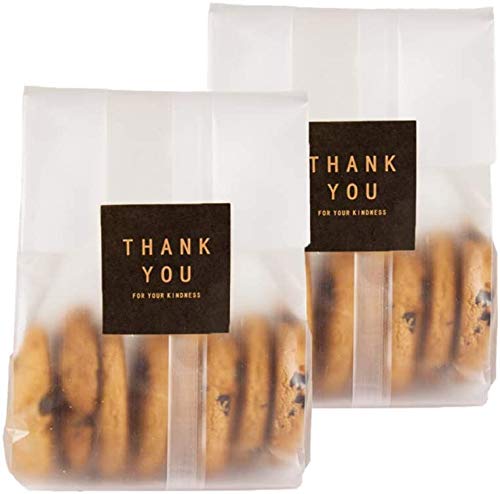 60 Stück Kekstüte durchscheinendes Cellophan