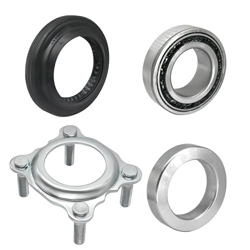 Rear Wheel Axle Bearing and Seal Kit Fit for Jeep Wrangler JK/JKU 2007 2008 2009 2010 2011 2012 2013 2014 2015 2016 2017 2018 Axle Shaft Seal Retainer Replace 68008523AA 68003270AA 83503077 68499023AA