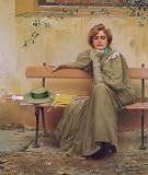sogno quadro madonna  Social Crazy Stampa in Tela Canvas 100% QUALITà ITALIA - Vittorio Matteo Corcos - Sogni - effetto Dipinto Idea Regalo Casa quadro cucina stanza da letto soggiorno (70x50 cm)