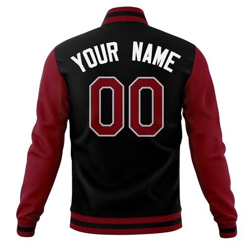 KXK Custom Fashion Varsity Jacket for Men Women Youth Cotton Letterman Baseball Bomber Jackets Stitched Name Number2