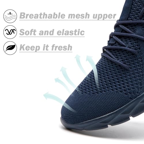 Image of DLWKIPV Womens Slip on Walking Tennis Shoes for Women Work Running Athletic Gym Sports Sneakers Lightweight Casual Shoe