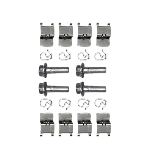 Image of Detroit Axle - Front Brake Pads for Mercedes-Benz GLE450 GLE580 GLS450 GLS580 Maybach GLS600, GLE53 AMG, Ceramic Brake Pads with Hardware Replacement