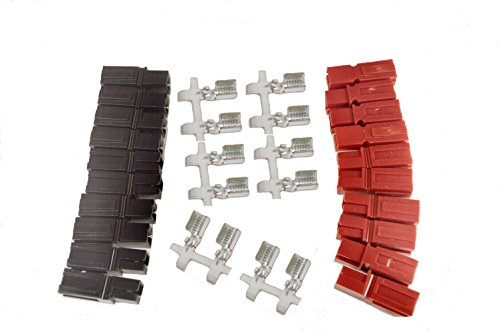 45 AMP Anderson Powerpole Connectors (10 RED+ BLACK SETS)