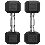 RELIFE REBUILD YOUR LIFE 六角ダンベル ヘビーウェイト バーベル メタルハンドル 筋力トレーニング ホームジム エクササイズ機器 20ポンド ペア