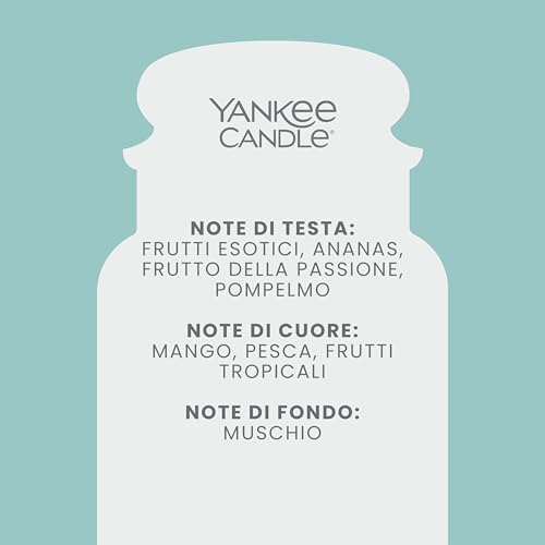 Candela Profumata Yankee Candle | Bahama Breeze Grande Barattolo | Candele a Lunga Durata: fino a 150 Ore | Regali Perfetti per Donne - Immagine 2