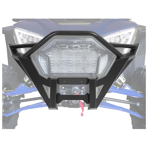 Kojem Front Bumper Compatible with 2020-2025 Polaris RZR Pro XP/Pro XP 4 Winch Bumper Off Road High Coverage Bumper