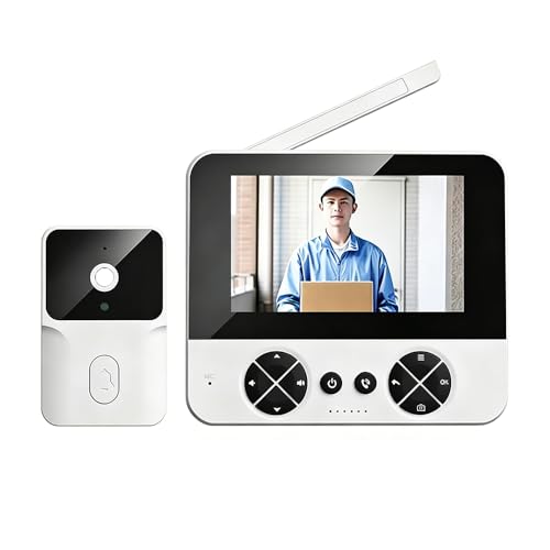 Amazon.co.jp: インターホン ワイヤレス 工事不要 防犯カメラ モニター