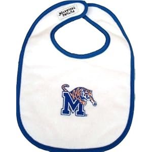 Future Tailgater Memphis Tigers 2 Ply Baby Bib